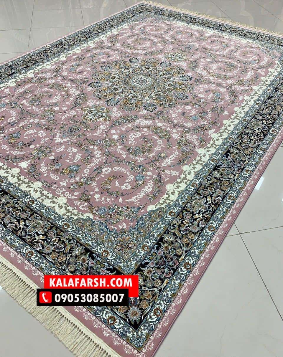 فرش طرح حریر 1000 شانه برجسته