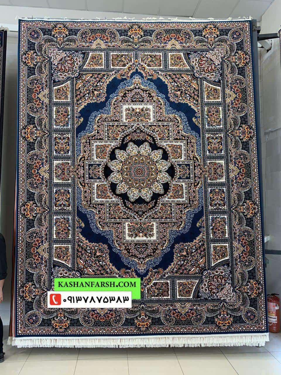 فرش کاشان طرح حوض نقره 700 شانه
