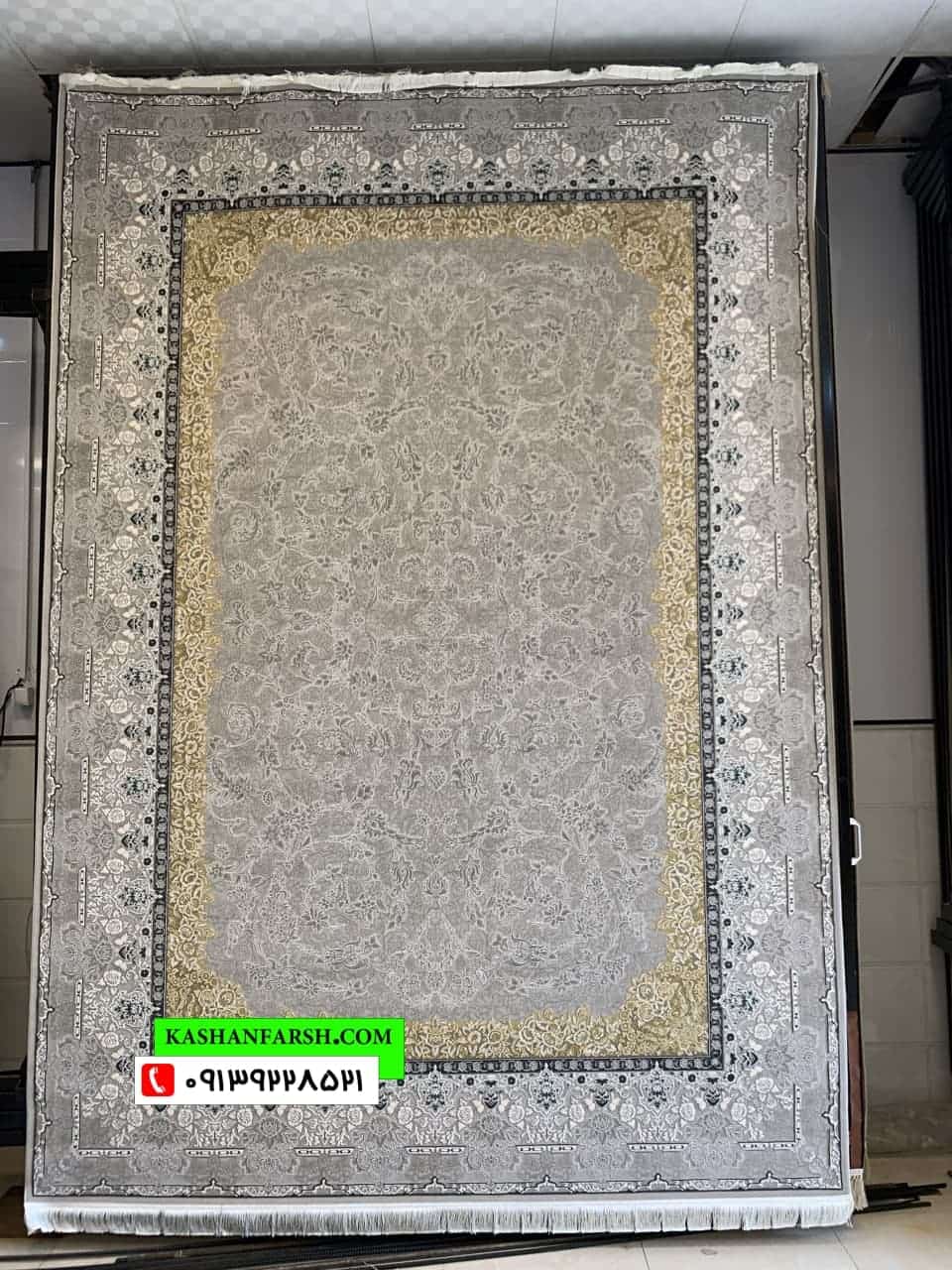 فرش ماشینی طرح افشان آفرین 1000 شانه برجسته