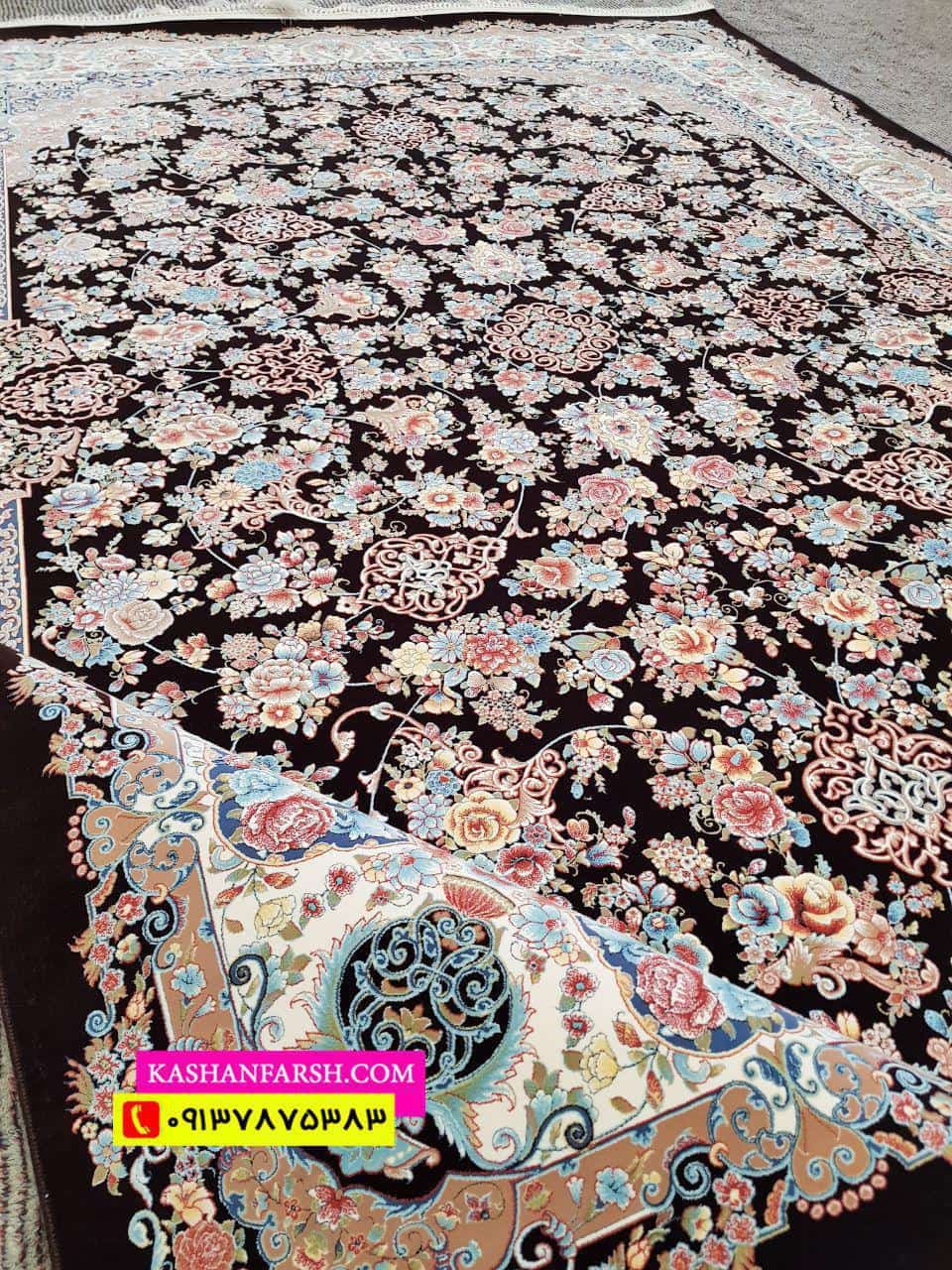 فرش ماشینی طرح سپنتا 1200 شانه برجسته