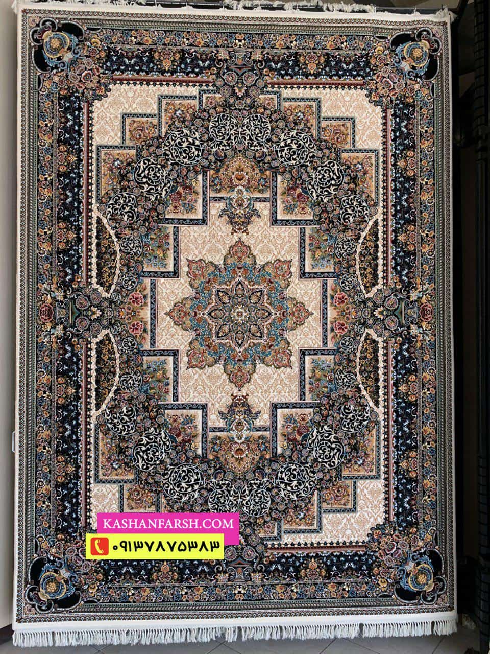فرش ماشینی طرح فرنگ 700 شانه