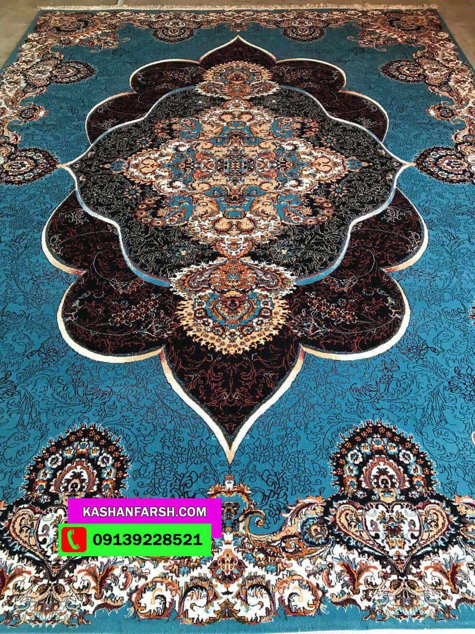 فرش ماشینی کاشان طرح پانیذ طرح 700 شانه