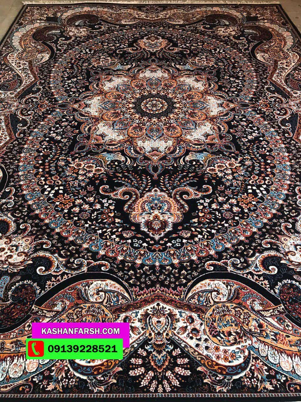 فرش ماشینی طرح افشان چیچک طرح 700 شانه
