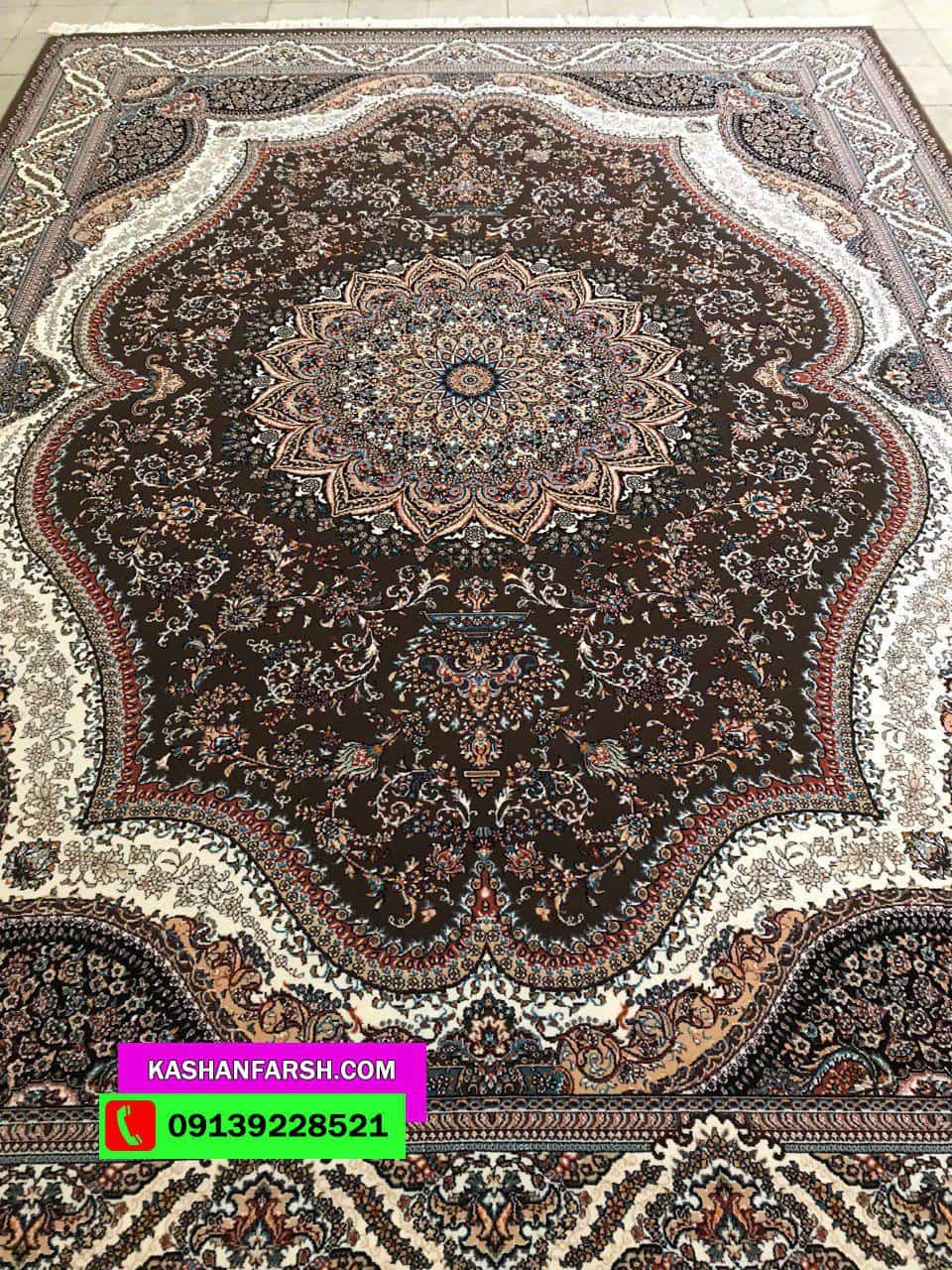 فرش ماشینی کاشان تارا طرح 700 شانه