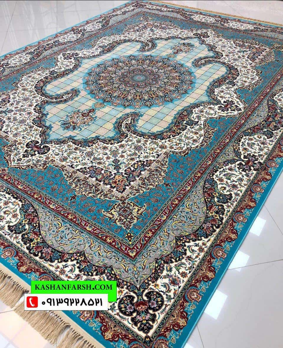 فرش ماشینی کاشان طرح سالار 1200 شانه