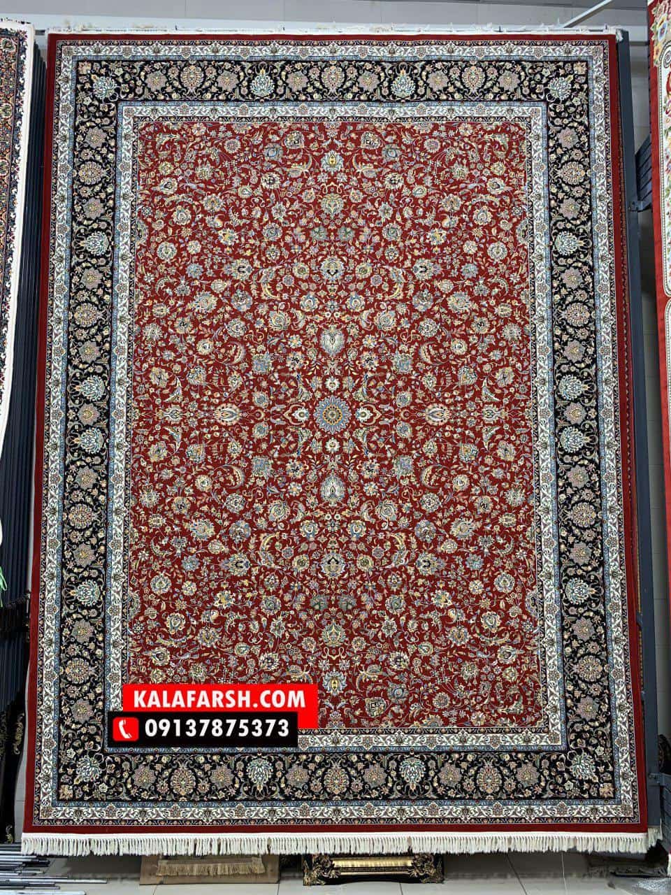 فرش کاشان طرح افشان مطهر 1200 شانه
