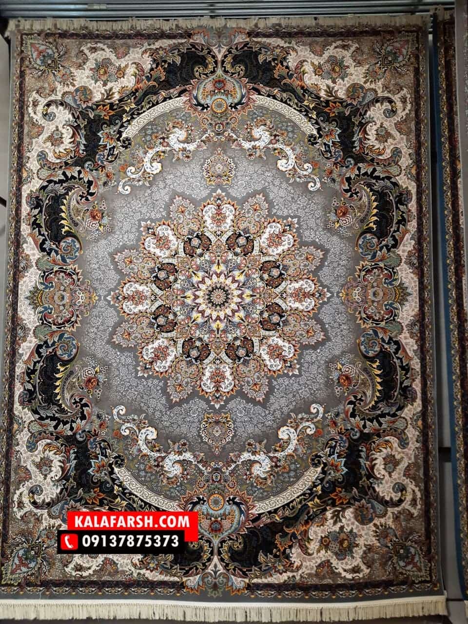 فرش کاشان طرح برکه 1000 شانه