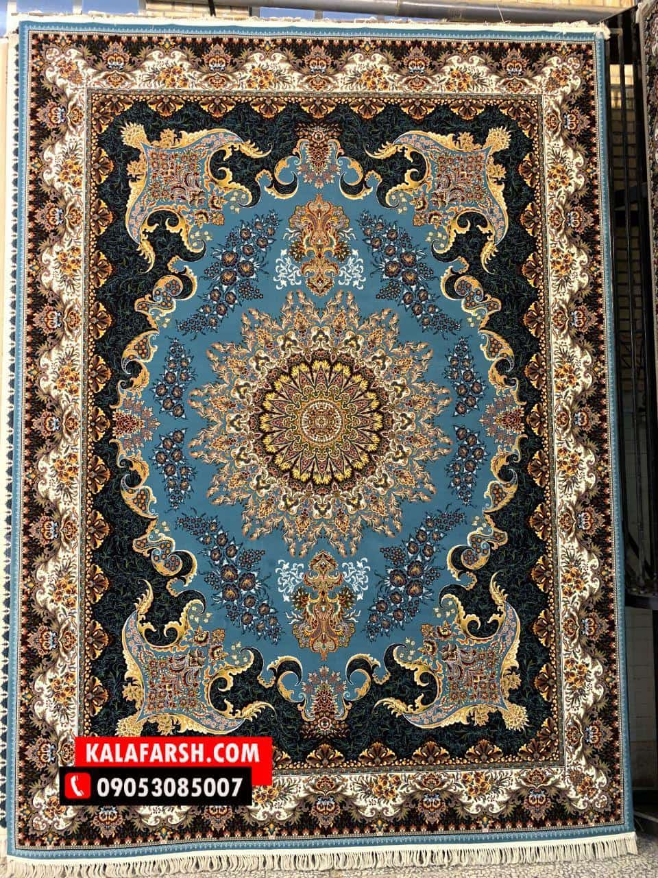 فرش کاشان طرح نیایش 700 شانه