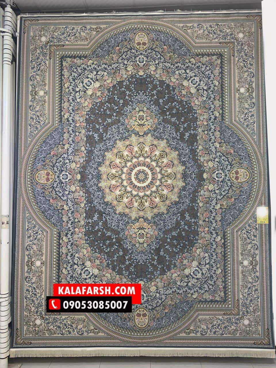 فرش ماشینی کاشان گیلدا 1500 شانه برجسته