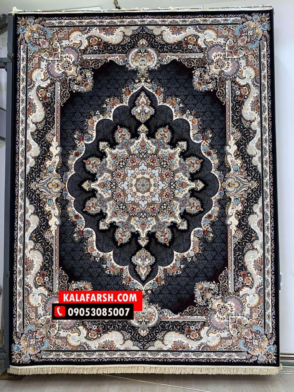 فرش ماشینی کاشان طرح نیلا 700 شانه