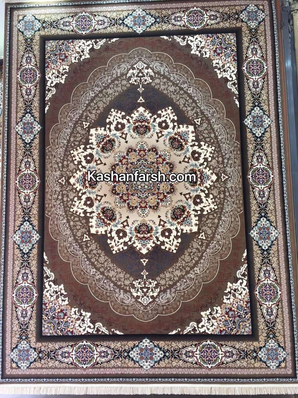 فرش ماشینی کاشان طرح راز 700 شانه