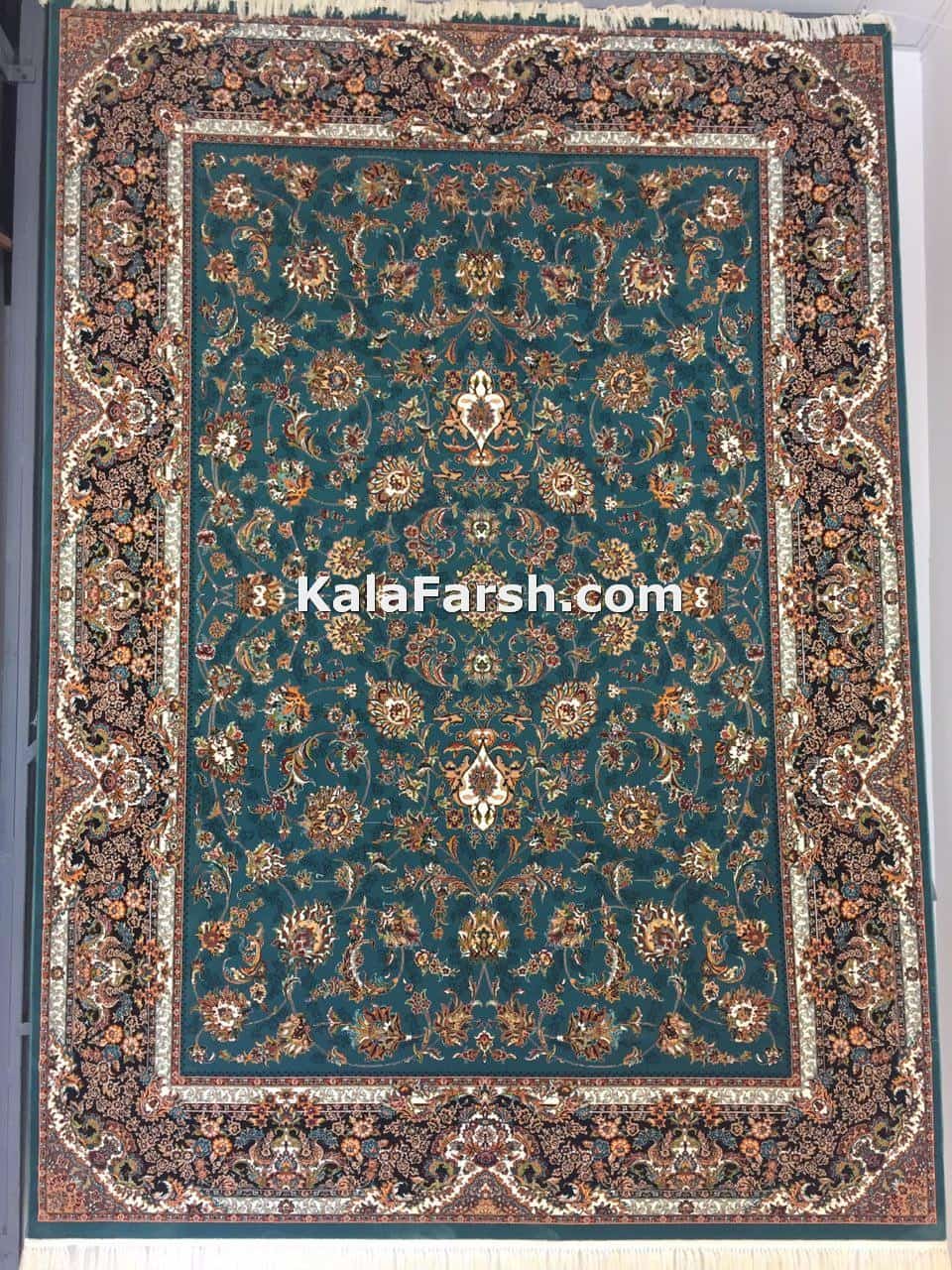فرش ماشینی کاشان طرح بهشت 700 شانه