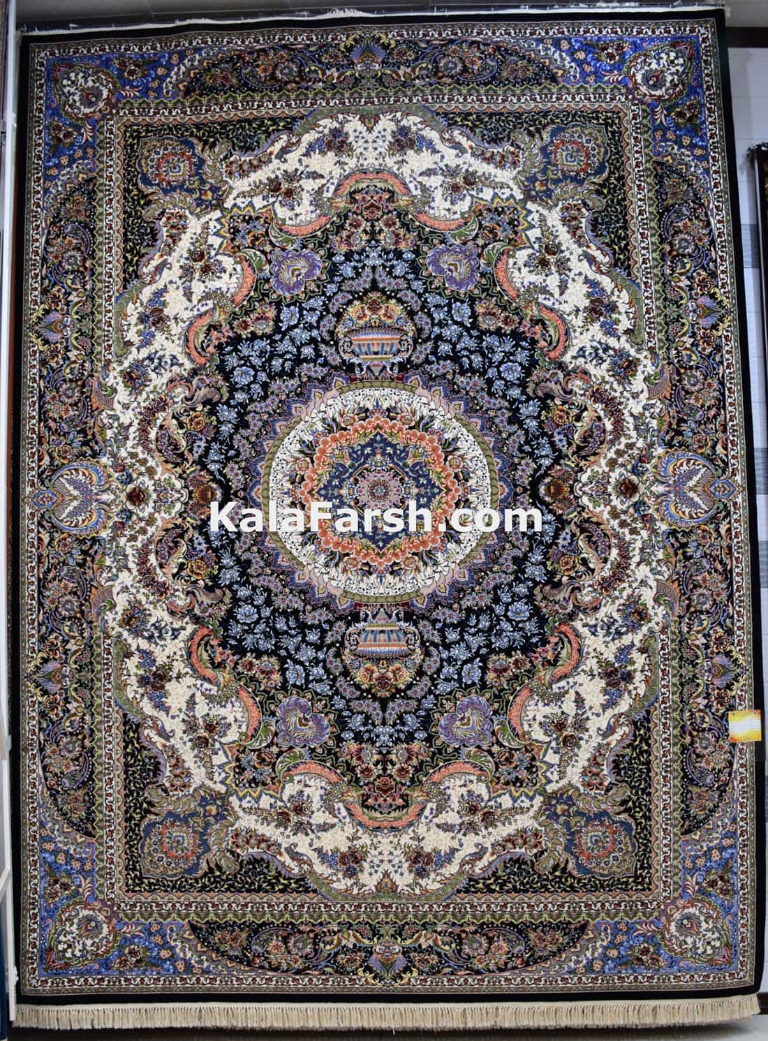 فرش ماشینی کاشان طرح برکت 700 شانه