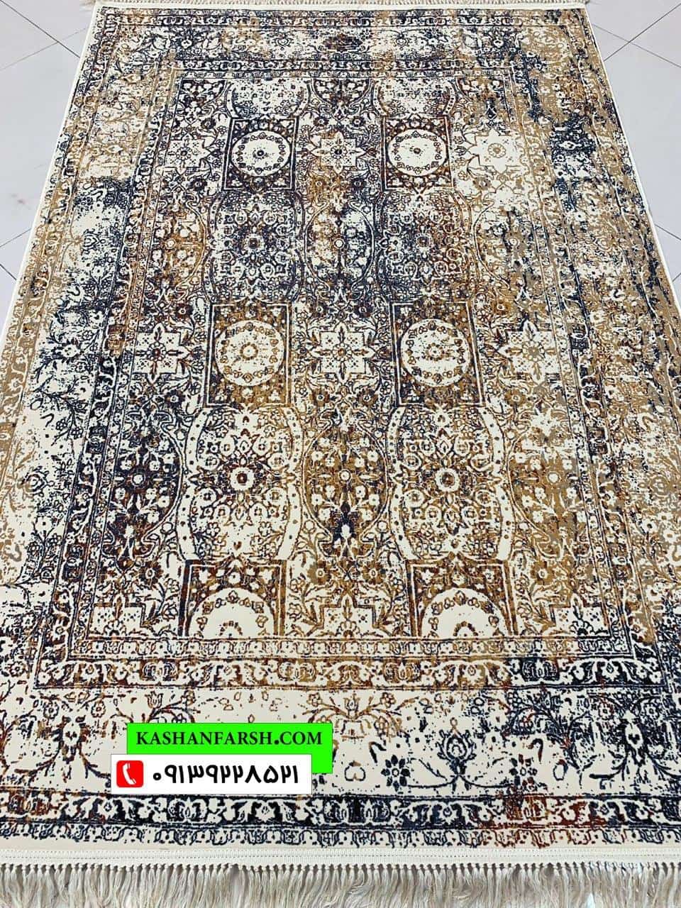 فرش کهنه نما کد 1012 هزار شانه برجسته