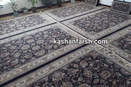 فرش ماشینی باغ گل فیلی فرش باغ گل 1200 شانه