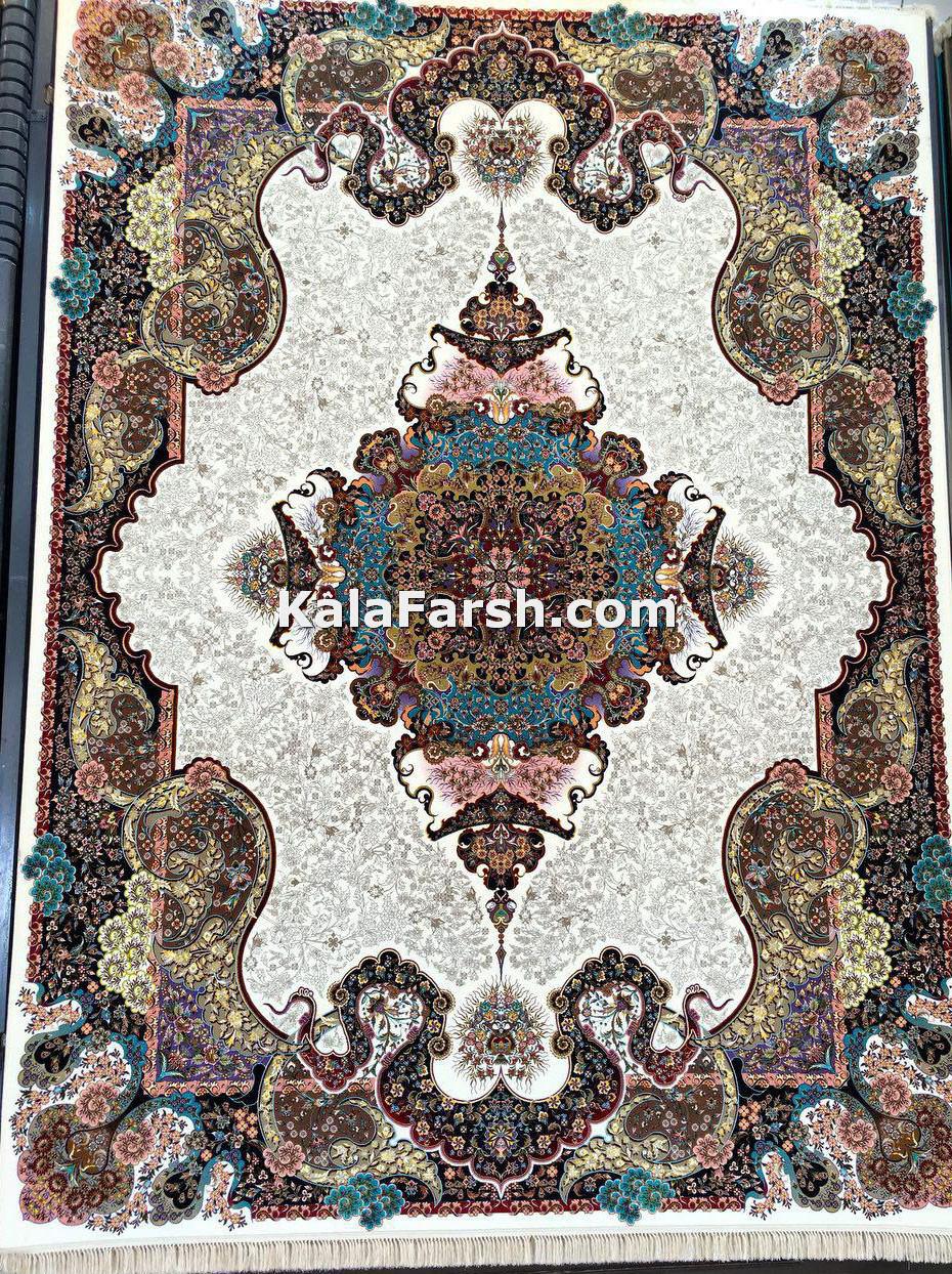 فرش ماشینی طرح اعجاز 1000 شانه