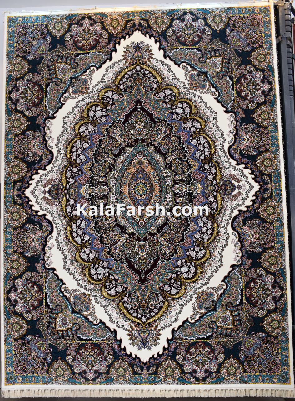 فرش ماشینی کاشان طرح هستی 1000 شانه
