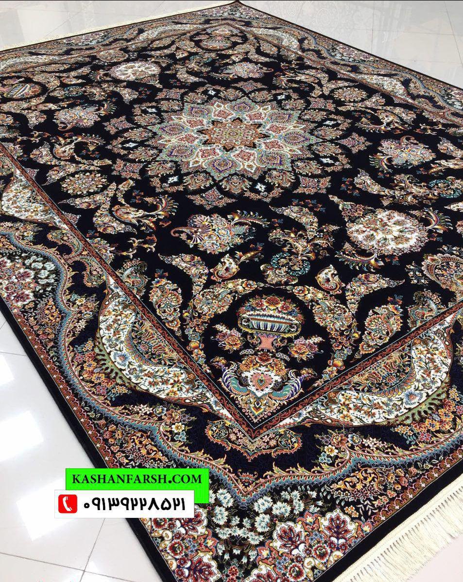 فرش ماشینی طرح پونه 1000 شانه