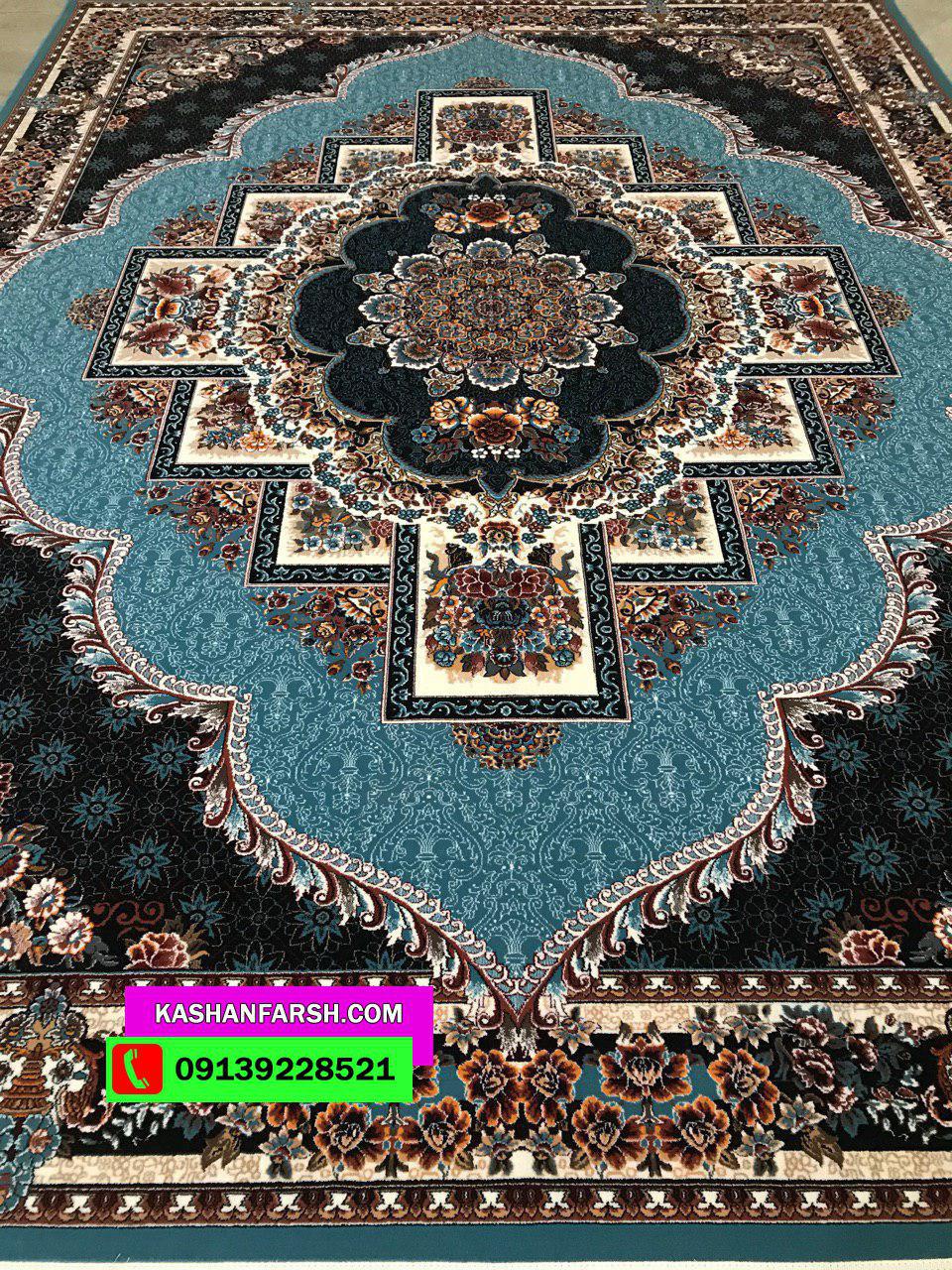 فرش ماشینی کاشان طرح ناردون طرح 700 شانه