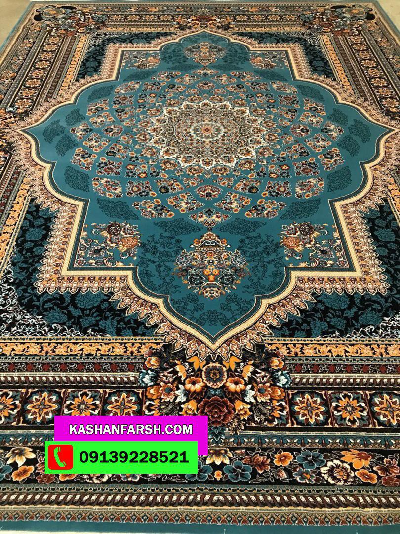 فرش ماشینی کاشان طرح ایلیا طرح 700 شانه