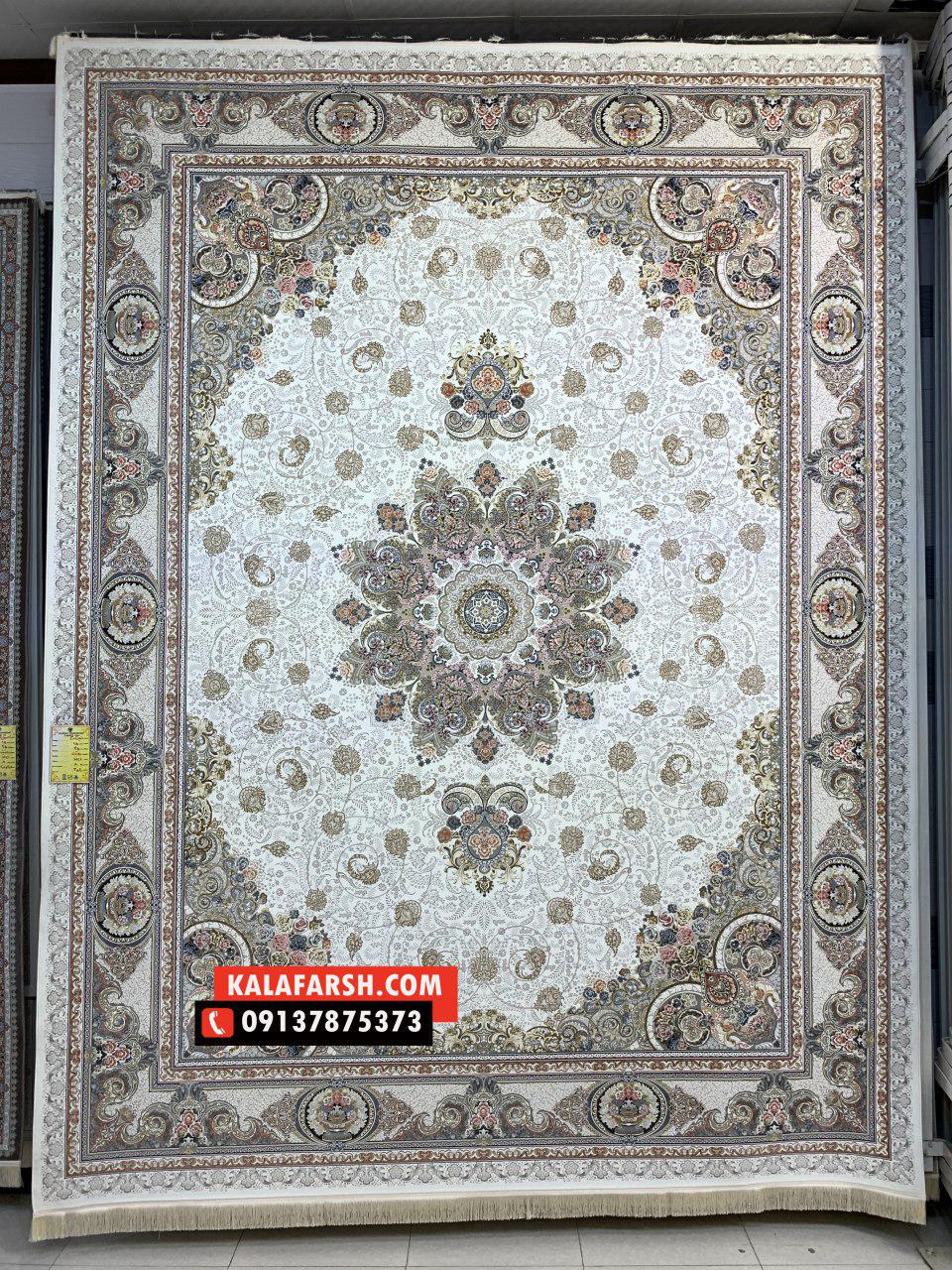 فرش ماشینی نویان 1500 شانه برجسته