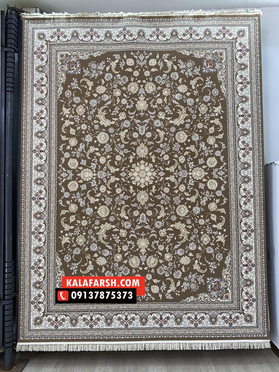 فرش ماشینی کاشان طرح ارغوان 700 شانه